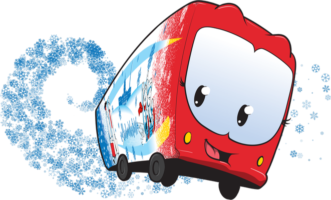 autocar - transport - sciences et techniques - smiley émoticône émoji cartoon clipart illustration - artémotic