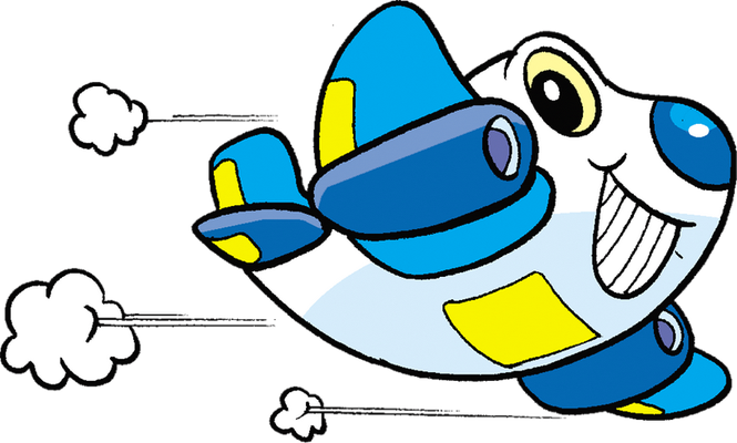 avion - transport - sciences et techniques - smiley émoticône émoji cartoon clipart illustration - artémotic
