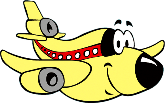 avion - transport - sciences et techniques - smiley émoticône émoji cartoon clipart illustration - artémotic