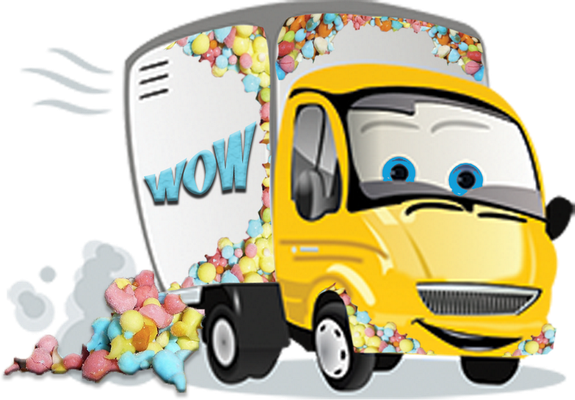 camion - transport - sciences et techniques - smiley émoticône émoji cartoon clipart illustration - artémotic