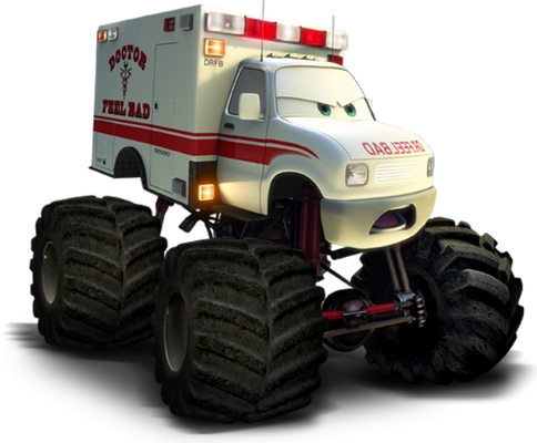 monster truck [Cars] - transport - sciences et techniques - smiley émoticône émoji cartoon clipart illustration - artémotic