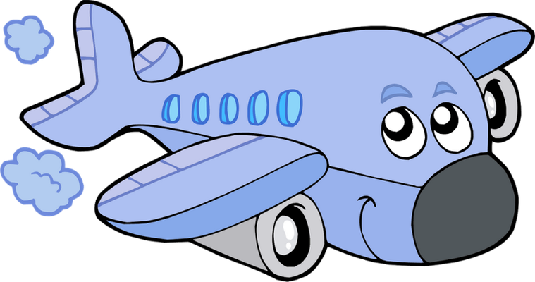 avion - transport - sciences et techniques - smiley émoticône émoji cartoon clipart illustration - artémotic