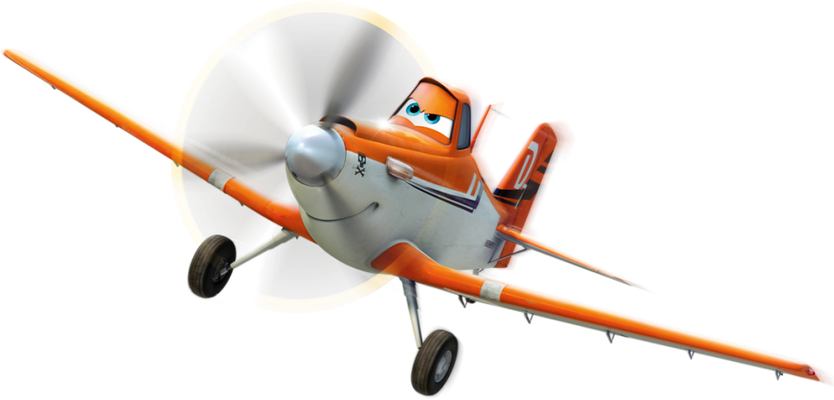Dusty Crophopper [Planes] - transport - sciences et techniques - smiley émoticône émoji cartoon clipart illustration - artémotic