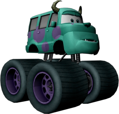monster truck [Cars] - transport - sciences et techniques - smiley émoticône émoji cartoon clipart illustration - artémotic