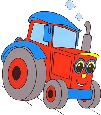 engin de travaux - transport - sciences et techniques - smiley émoticône émoji cartoon clipart illustration - artémotic