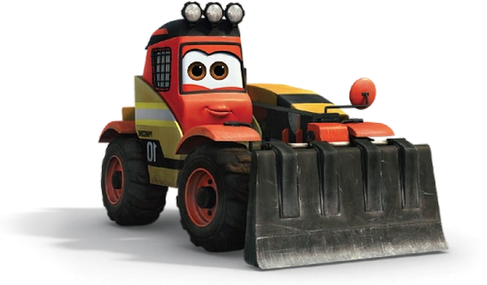 engin de travaux - transport - sciences et techniques - smiley émoticône émoji cartoon clipart illustration - artémotic