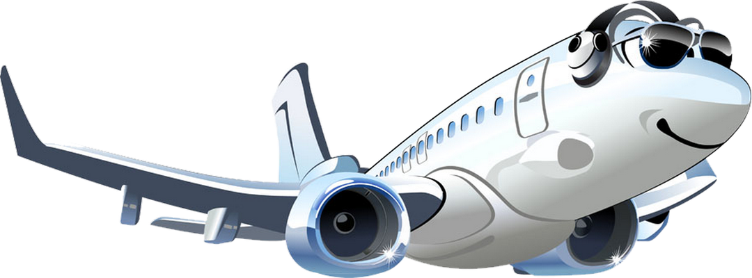 avion - transport - sciences et techniques - smiley émoticône émoji cartoon clipart illustration - artémotic