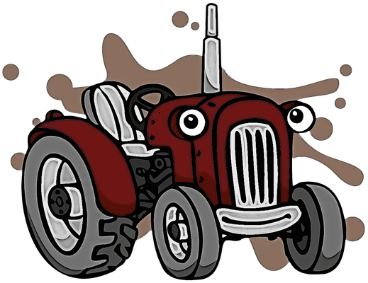 engin de travaux - transport - sciences et techniques - smiley émoticône émoji cartoon clipart illustration - artémotic
