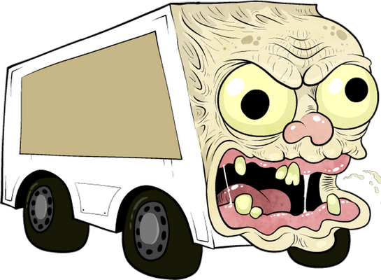 camion - transport - sciences et techniques - smiley émoticône émoji cartoon clipart illustration - artémotic