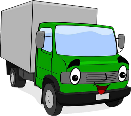 camion - transport - sciences et techniques - smiley émoticône émoji cartoon clipart illustration - artémotic
