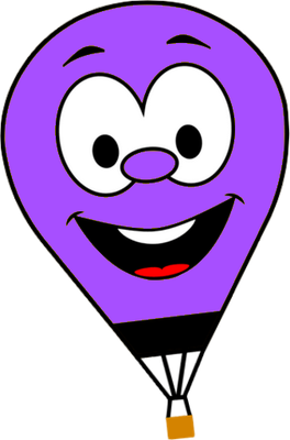 aérostat - transport - sciences et techniques - smiley émoticône émoji cartoon clipart illustration - artémotic