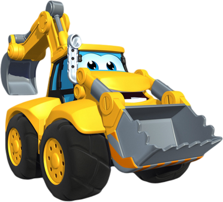 engin de travaux - transport - sciences et techniques - smiley émoticône émoji cartoon clipart illustration - artémotic