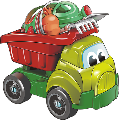 camion - transport - sciences et techniques - smiley émoticône émoji cartoon clipart illustration - artémotic