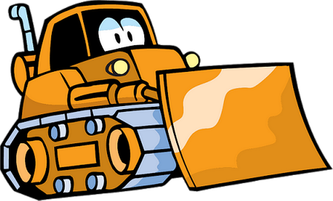 engin de travaux - transport - sciences et techniques - smiley émoticône émoji cartoon clipart illustration - artémotic