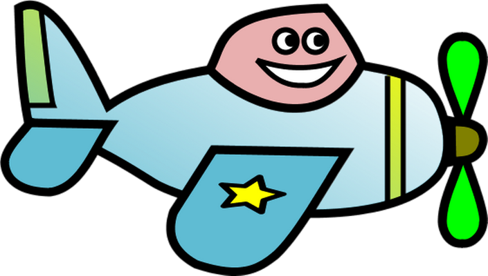 avion - transport - sciences et techniques - smiley émoticône émoji cartoon clipart illustration - artémotic