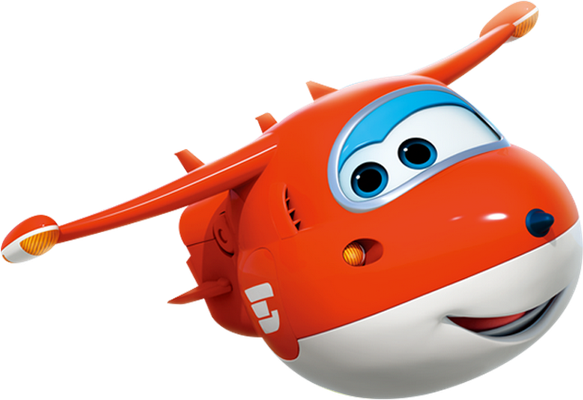 Jett [Super Wings] - transport - sciences et techniques - smiley émoticône émoji cartoon clipart illustration - artémotic