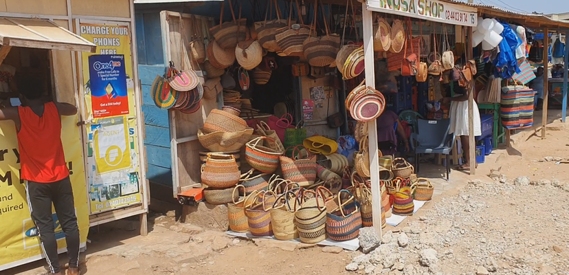 Bottega borse ghanese