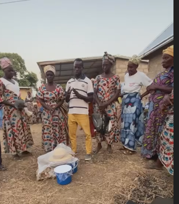 BOLGATANGA (Ghana) : cerimonia di ringraziamento della popolazione locale per la donazione del pozzo 