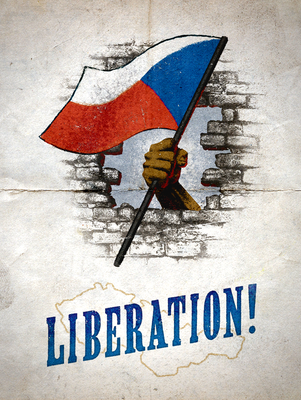 "Liberation!" - Czech Pilsner collab with Pivovar Raven Brewing, named in honor of Czech Liberation Day: May 6, 1945.