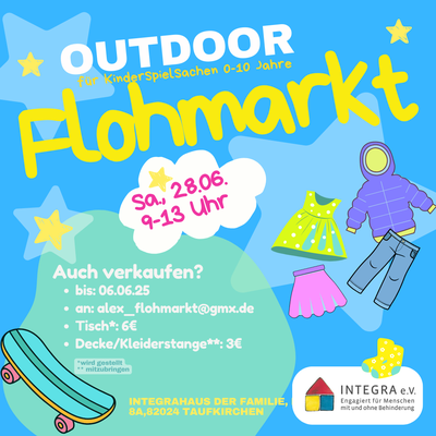 2025 gab es einen OutdoorFlohmarkt