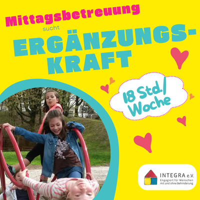 Grafik zur Stellenbeschreibung Pädagogin in der Mittagsbetreuung