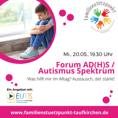 Hier geht es zum Angebot Forum ADHS/Autismus Spektrum 