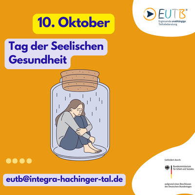 Mit dieser Grafik machen wir auf den Tag der Seelischen Gesundheit aufmerksam