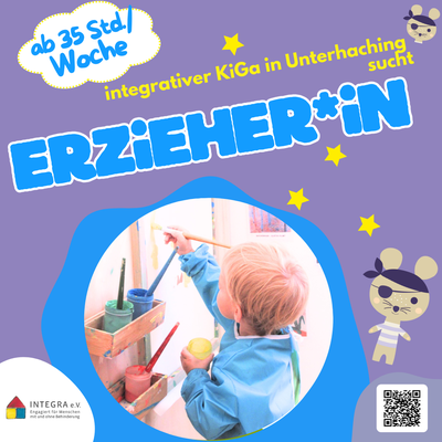 Grafik zur Stellenbeschreibung Pädagogin im Integrativen KiGa Unterhaching