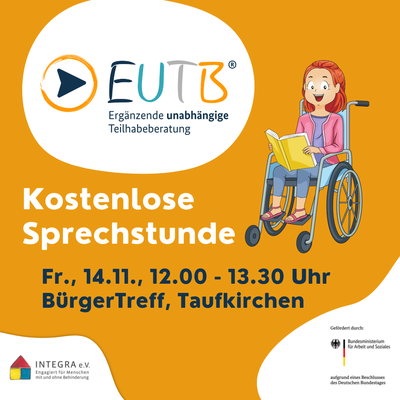 Hier geht es zum Angebot - Beratungsangebot für Menschen mit Chron. Krankheit / Behinderung