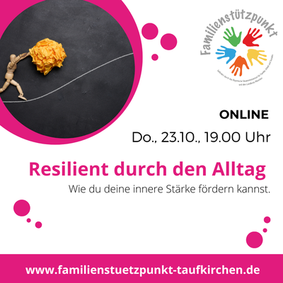 Hier geht es zum Angebot - Resilient durch den Alltag