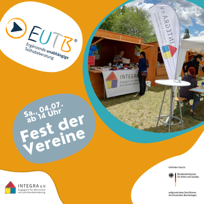Wir sind auf dem Fest der Vereine