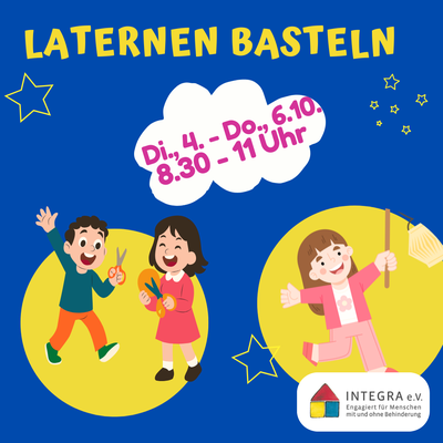 2025 haben wir Laternen gebastelt