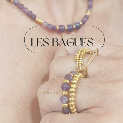Bagues pierres naturelles