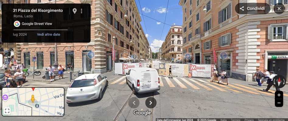 Pedonalizzazione di via Ottaviano