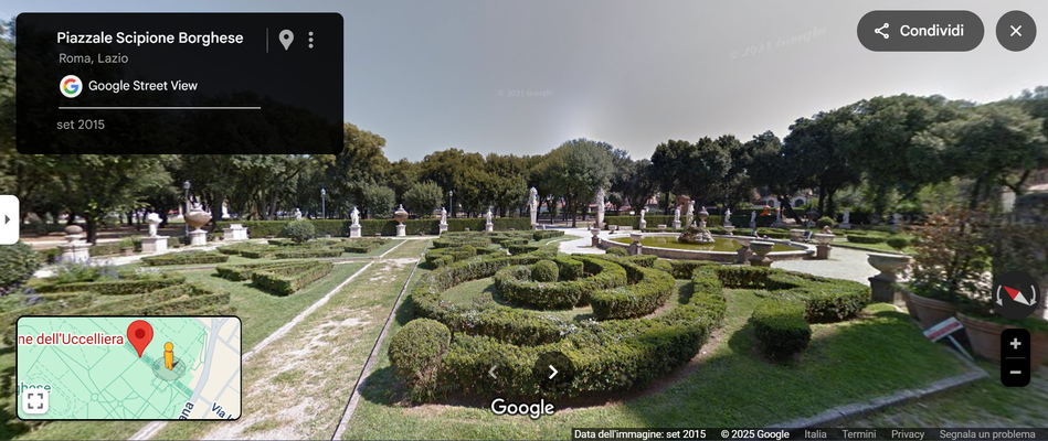 Giardini segreti di Villa Borghese