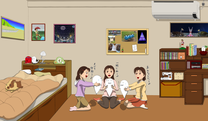 女の子達