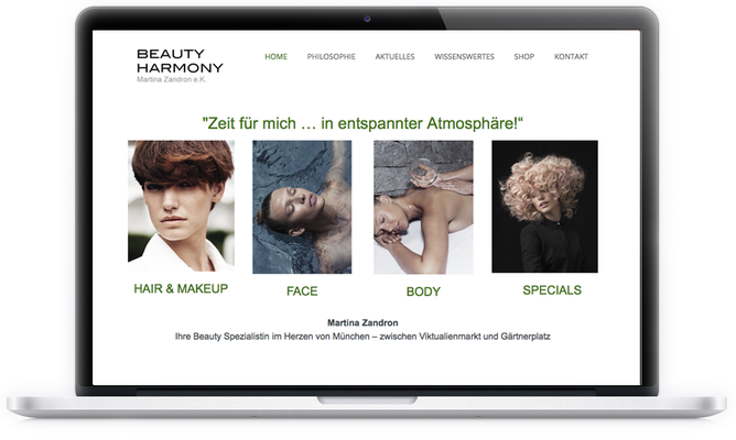 Der Friseur- und Kosmetikladen in der Münchner Innenstadt lies und lässt sich gerne von uns beraten. Ergebnis unter anderem: eine neue Webseite.