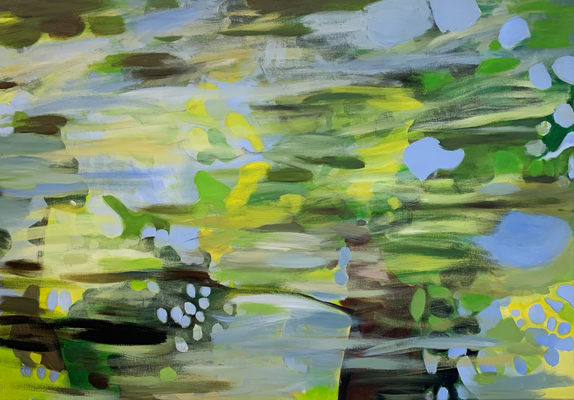2021, Acryl auf Leinwand, 100 x 70 cm