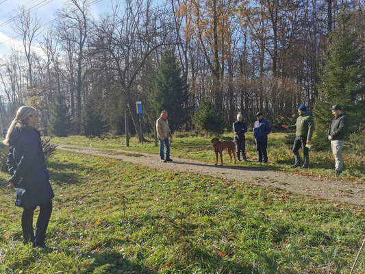 Peter und Chandu am Start