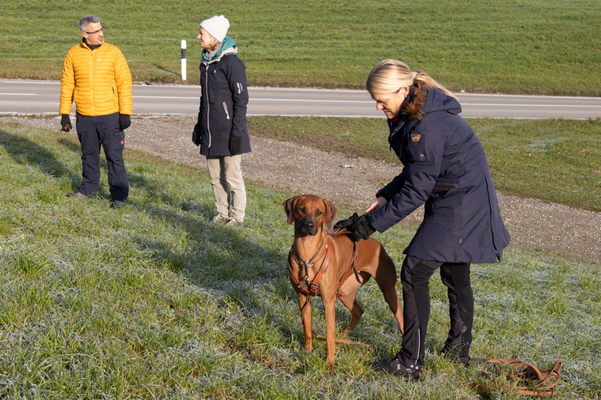 Ivie und Nicole am Start