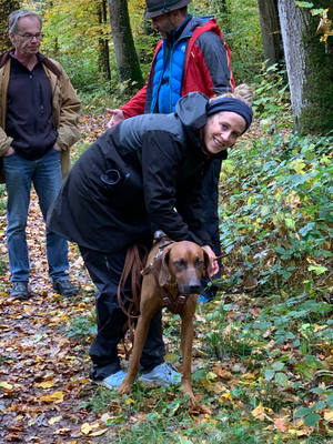 Chaniya (5,5 Jahre) und Flurina am Start