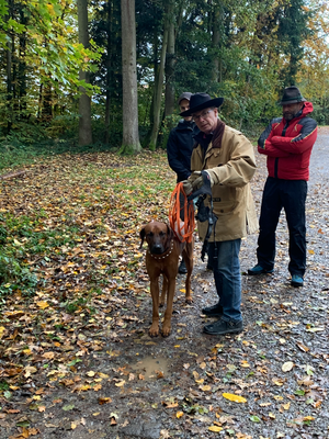 Chandu und Peter am Start