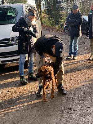 Kali und Damiano am Start