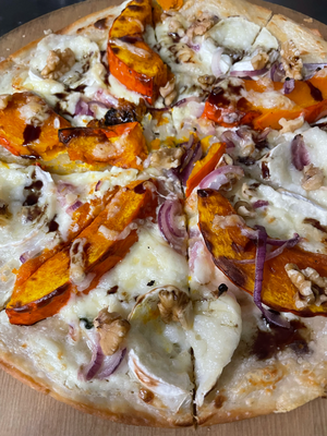 Herbstlicher Kürbis-Flammkuchen in der Brasserie Rendezvous Hannover-Bothfeld