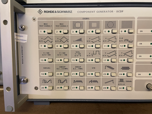 Rohde & Schwarz SCDF Component Generator Front