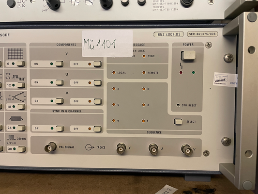 Rohde & Schwarz SCDF Component Generator Front