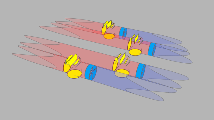 Adjustable Thrust Vectoring Nozzles - Down