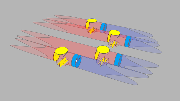 Adjustable Thrust Vectoring Nozzles - Up