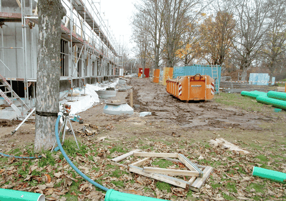 Kindergarten Grafenrheinfeld im Bau 