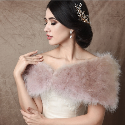 federstola hochzeit vintagestil vintage kleider retromode vintage accessoires